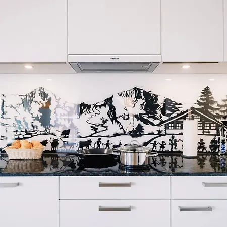 Eiger In See- Und Bergnähe, Modern, Mit Balkon Und Aussicht Für 4 Gäste Apartment