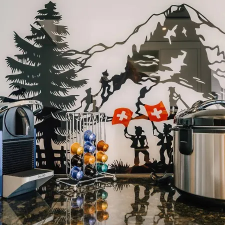 Eiger In See- Und Bergnaehe, Modern, Mit Balkon Und Aussicht Fuer 4 Gaeste