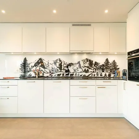 Apartment Eiger In See- Und Bergnähe, Modern, Mit Balkon Und Aussicht Für 4 Gäste Spiez