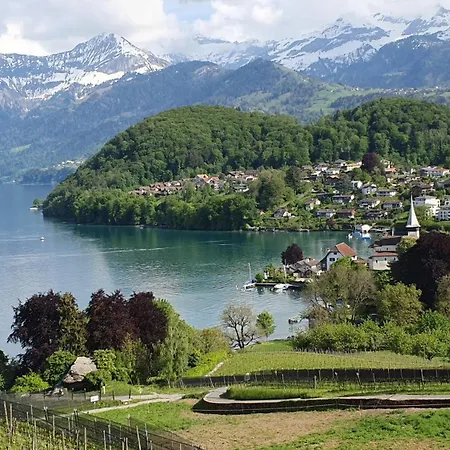 Eiger In See- Und Bergnähe, Modern, Mit Balkon Und Aussicht Für 4 Gäste * Spiez