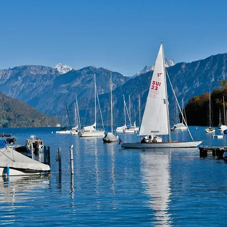 Eiger In See- Und Bergnähe, Modern, Mit Balkon Und Aussicht Für 4 Gäste * Spiez