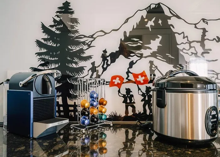 Eiger In See- Und Bergnaehe, Modern, Mit Balkon Und Aussicht Fuer 4 Gaeste