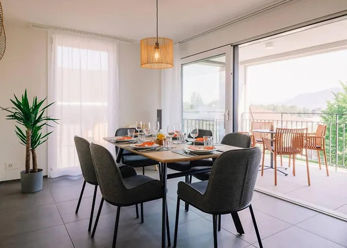 Eiger In See- Und Bergnaehe, Modern, Mit Balkon Und Aussicht Fuer 4 Gaeste * Шпиц