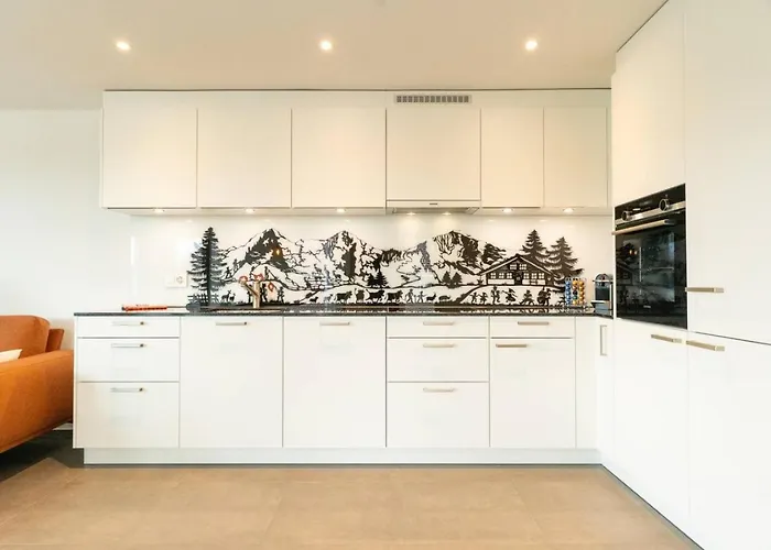 דירה Eiger In See- Und Bergnaehe, Modern, Mit Balkon Und Aussicht Fuer 4 Gaeste שפיץ