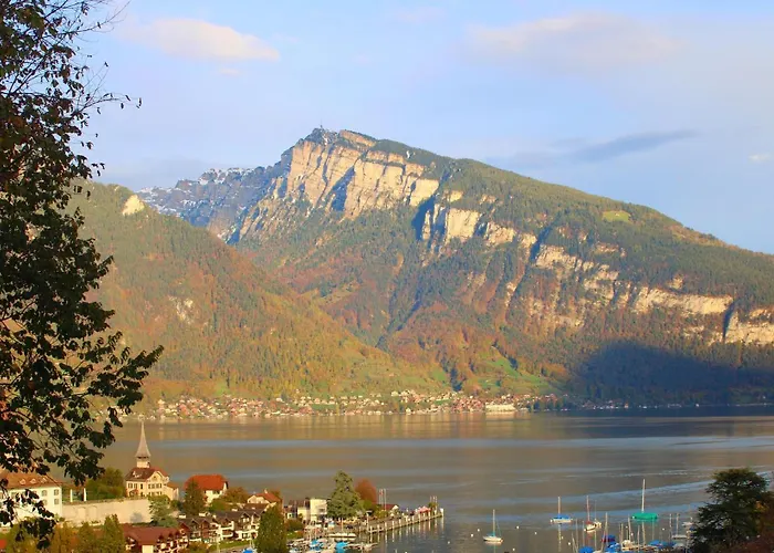 Eiger In See- Und Bergnaehe, Modern, Mit Balkon Und Aussicht Fuer 4 Gaeste * Шпиц