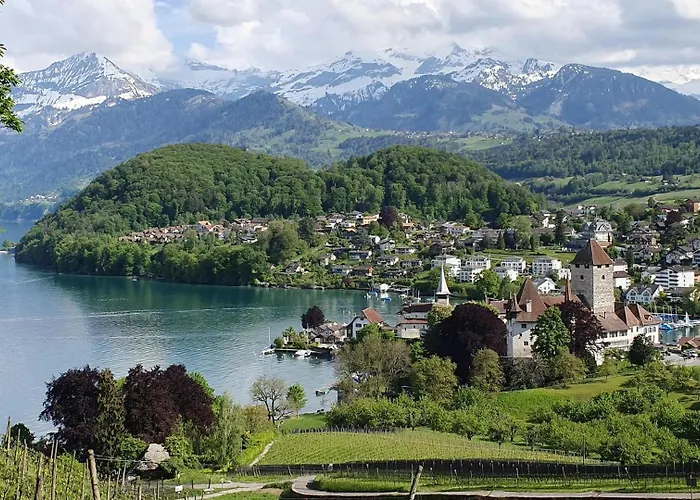 Eiger In See- Und Bergnaehe, Modern, Mit Balkon Und Aussicht Fuer 4 Gaeste דירה