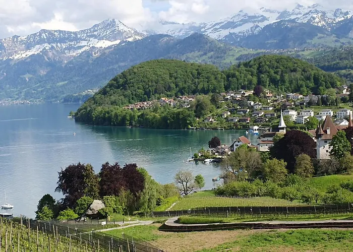 Eiger In See- Und Bergnaehe, Modern, Mit Balkon Und Aussicht Fuer 4 Gaeste * Шпиц