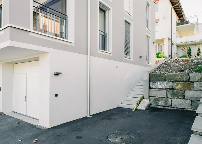 Eiger In See- Und Bergnaehe, Modern, Mit Balkon Und Aussicht Fuer 4 Gaeste שפיץ