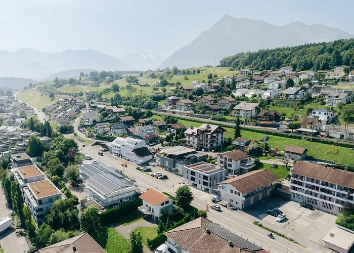 Eiger In See- Und Bergnaehe, Modern, Mit Balkon Und Aussicht Fuer 4 Gaeste Apartman