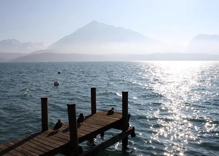 Eiger In See- Und Bergnaehe, Modern, Mit Balkon Und Aussicht Fuer 4 Gaeste Apartman